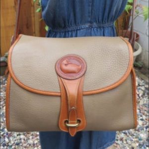 Dooney & Bourke 1980s Large Essex Crossbody Bag